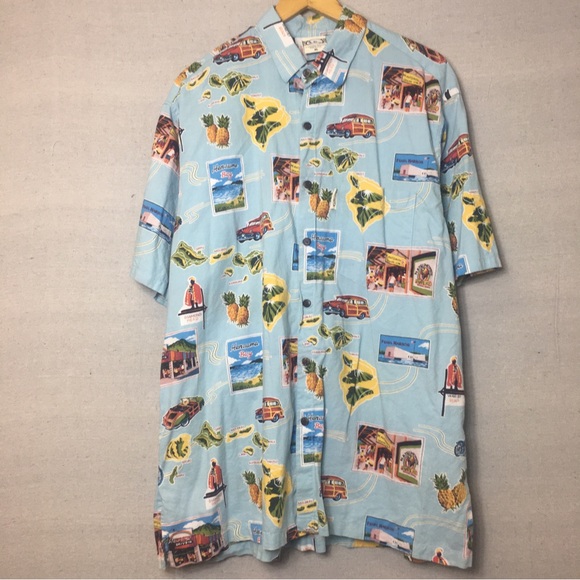 Go Barefoot Shirts Vintage Go Barefoot Mens Hawaiian Button Down